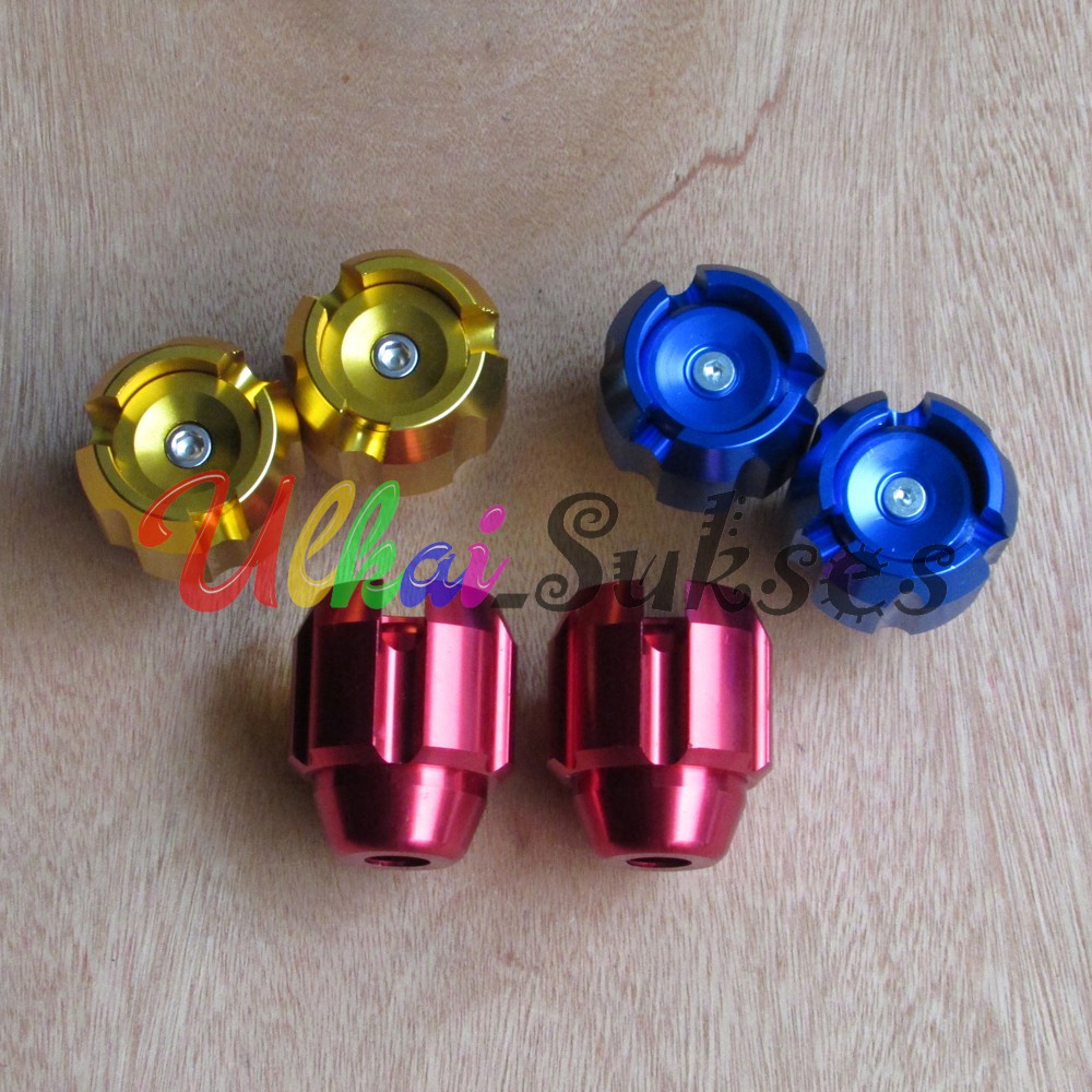 Jalu As Roda Depan Motor l Variasi Aksesoris Tutup As Roda Full CNC Full Warna Best Quality Universal Murah