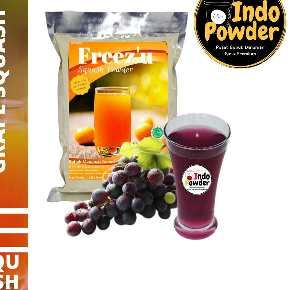 

Terbaru dan terlaris SQUASH Bubuk Minuman ANGGUR 1Kg - Bubuk ANGGUR 1Kg - ANGGUR BUBUK 1kG -GRAPE SQUASH POWDER !!