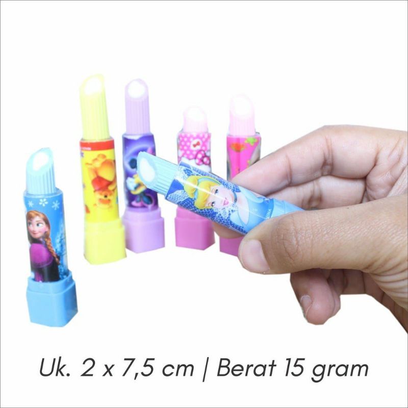 

Penghapus lipstik karakter/stik lipstik karakter prempuan
