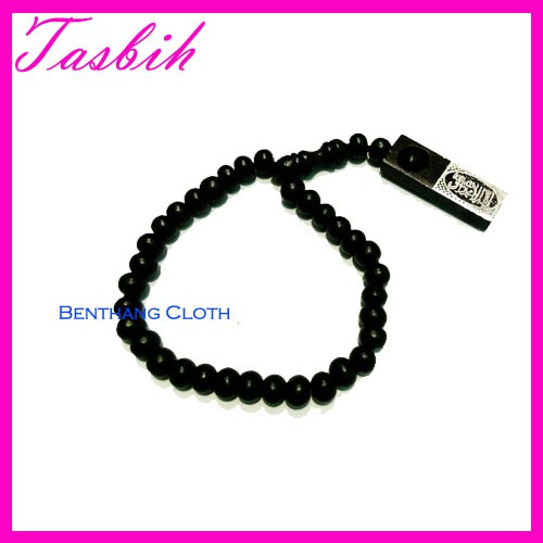 Tasbih Kayu Hitam-Merah-Coklat