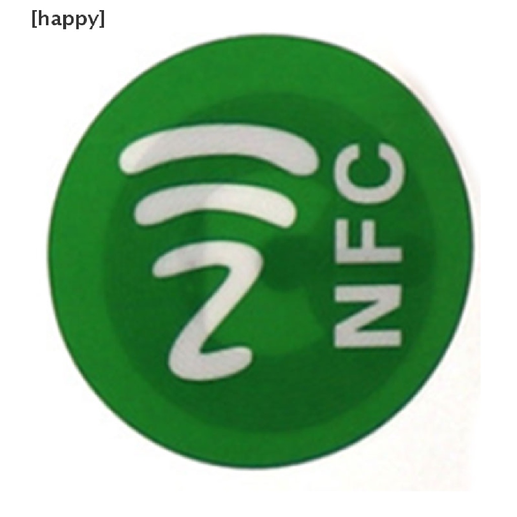 Ha 1pc Stiker Nfc Smart Ntag213 Bahan Pet Anti Air Untuk Semua Jenis Smartphone