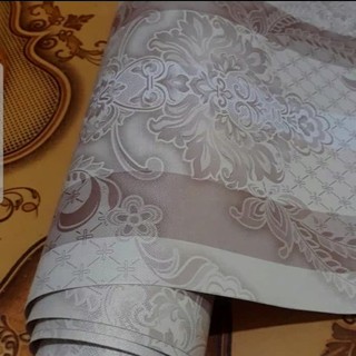 Wallpaper Batik Garis Coklat Wallpaper Dinding 10M x 45Cm Wallpaper Batik Garis Coklat Wallpaper Dinding 10M x 45Cm