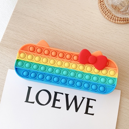 AFABAGS - Kotak Pensil Pita Ribbon Pop it Termurah Pop It Makaron Murah Fidget Toy Murah Mainan Anak