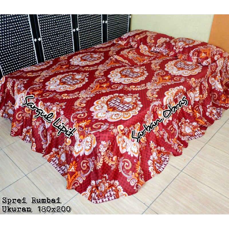 Sprei Rumbai Homemade Motif Batik Pangeran size 180*200 ataya sprei