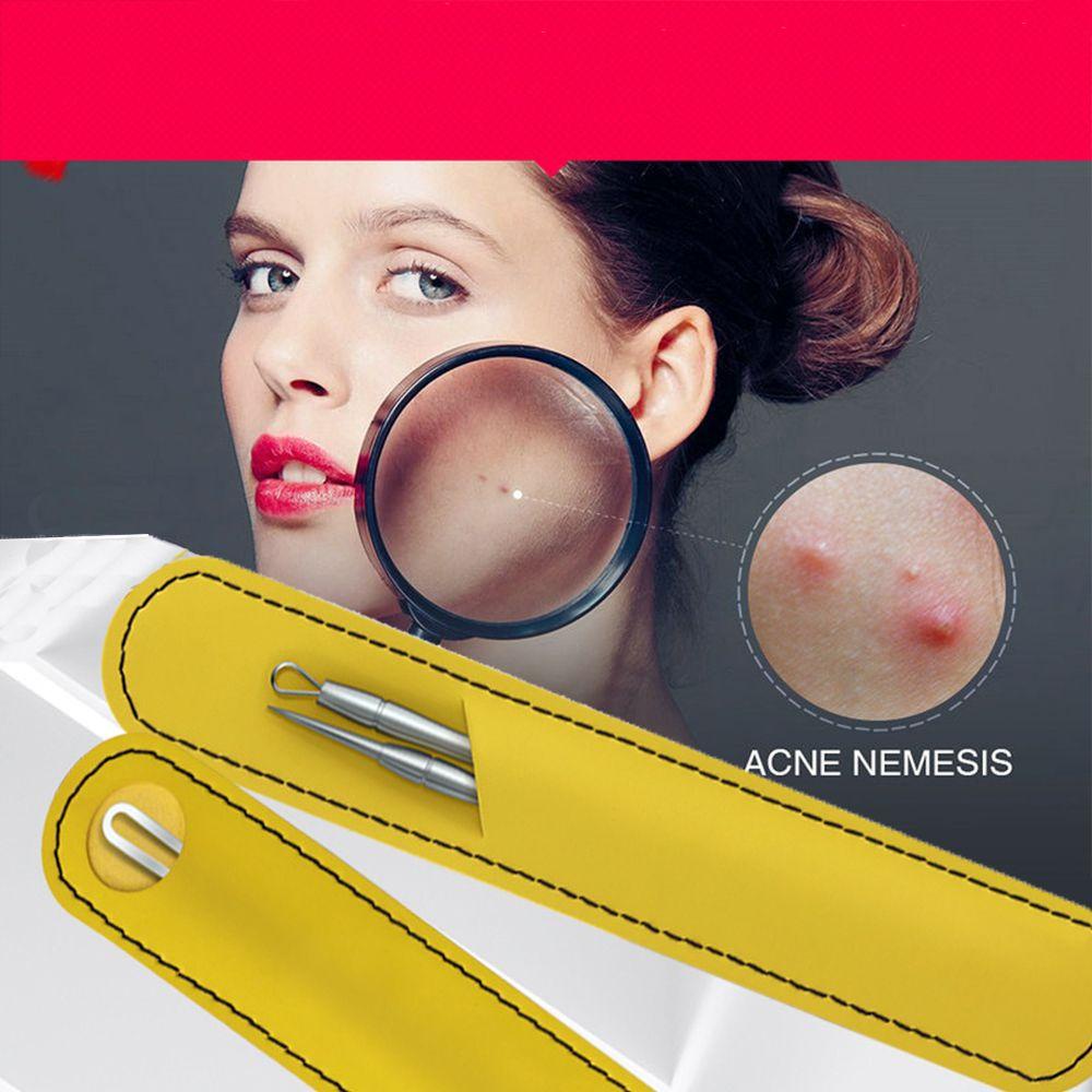 Agustina Alat Penghilang Komedo Nyaman Profesional Perawatan Kulit Dahi Hidung Dagu Jerawat Remover Kit