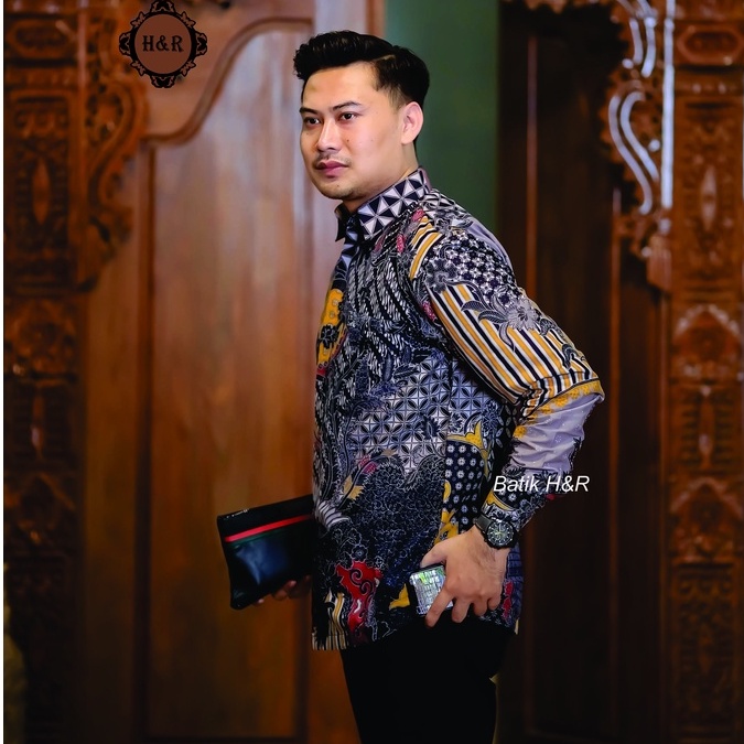 Baju Batik Pria Lengan Panjang Kemeja Batik Pria Batik Premium Kemeja Cowok Batik modern Baju Pria