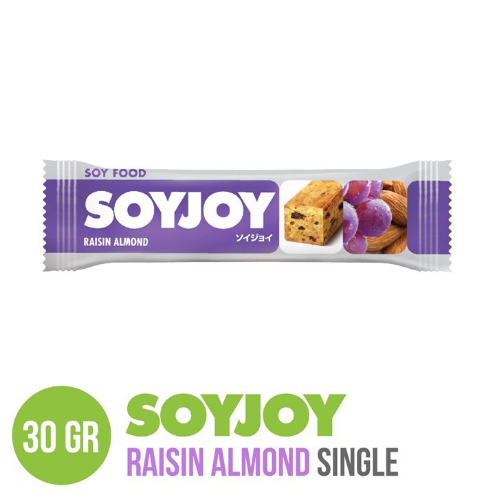 SOYJOY Snack Bar Kedelai Raisin Almond 30gr - Single