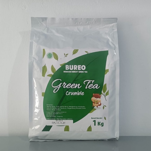 

BUREO BISKUIT GREEN TEA CRUMB - (KASAR) 1KG