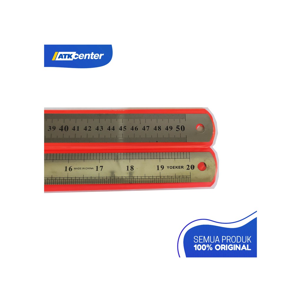 

Penggaris / Garisan Besi Stainless Steel YOEKER 50 cm