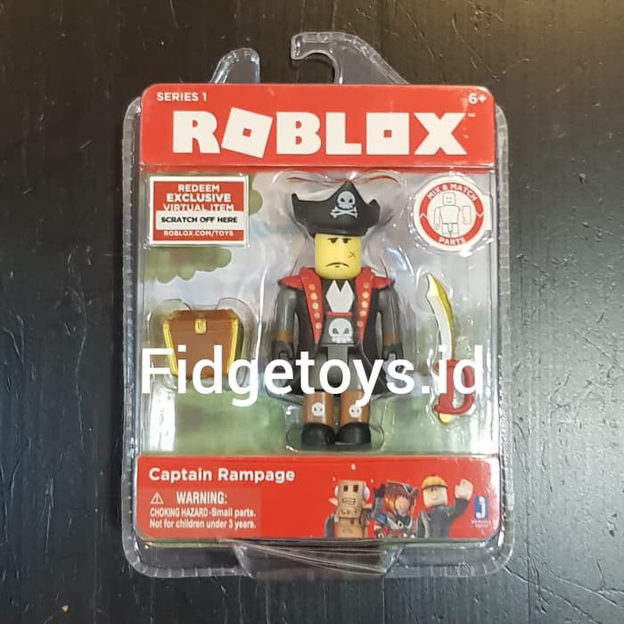 Roblox Series 3 Captain Rampage Core Figure Pack Hot Toys 2019 Shopee Indonesia - captain rampage roblox action figure