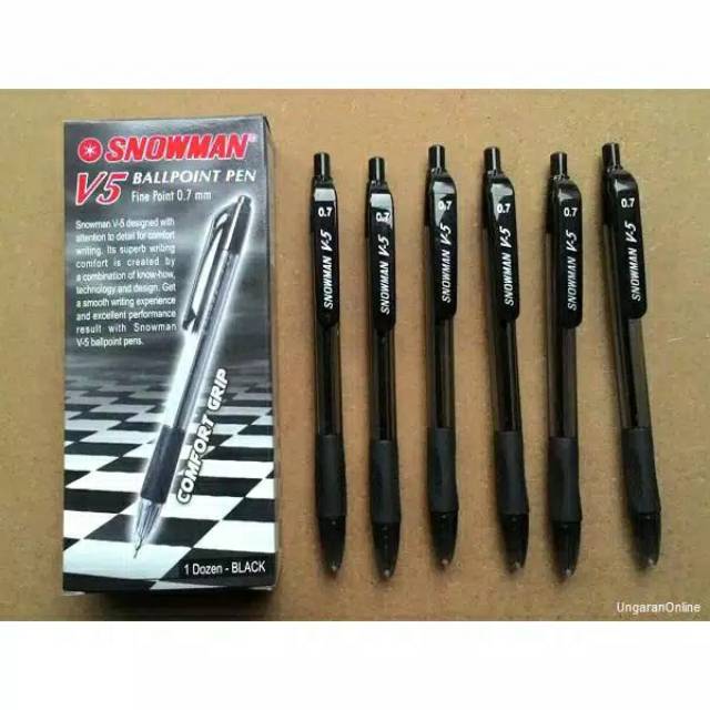 

Pulpen Snowman V5 0.7 / Pulpen V5 Snowman 0.7