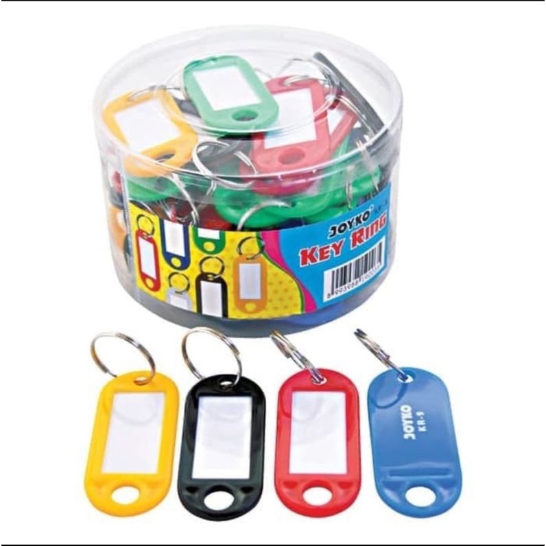 

KEY RING ISI 50 GANTUNGAN KUNCI NAME TAG LABEL KUNCI JOYKO KR-8 KR 8