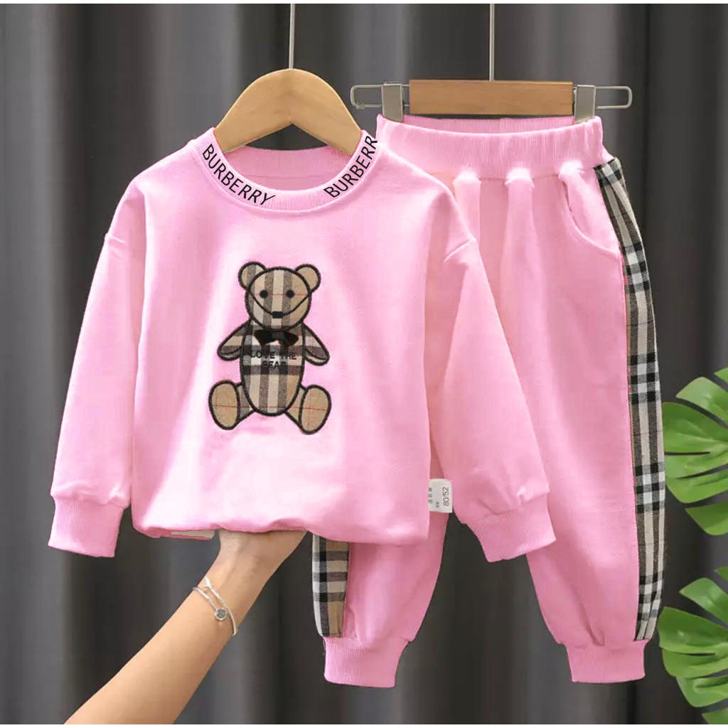 SETELAN SWEATER ANAK PANDABERRY 1-5 TAHUN | BAJU ANAK ECER DAN GROSIR TERMURH