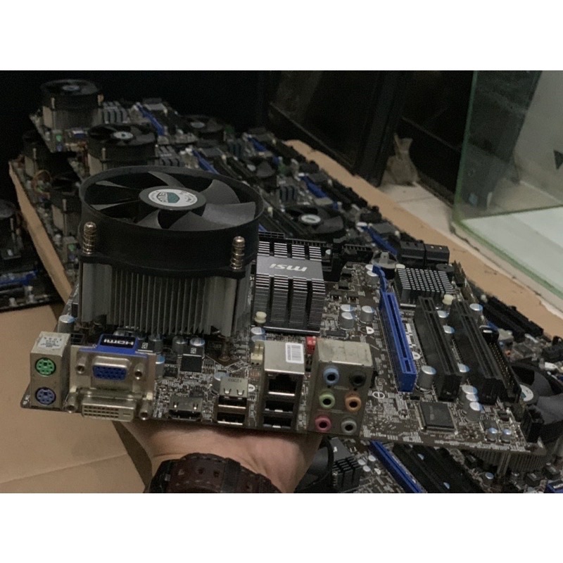 MOTHERBOARD MSI G41 PROCESSOR CORE 2 DUO E7400 VGA DVI HDMI