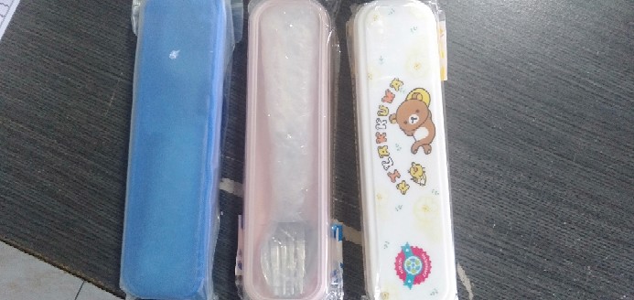 Sendok Set Karakter /  Sendok Garpu Set Keramik Karakter