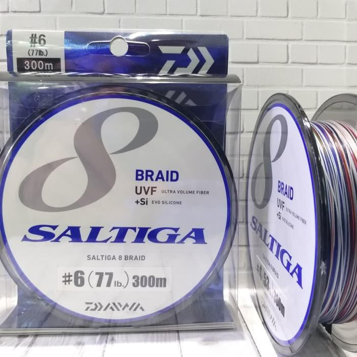 alat pancing mantul habis Senar PE Daiwa Saltiga UVF Braid PE 6