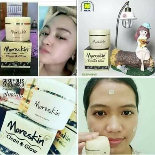 Moreskin clean and glow nasa