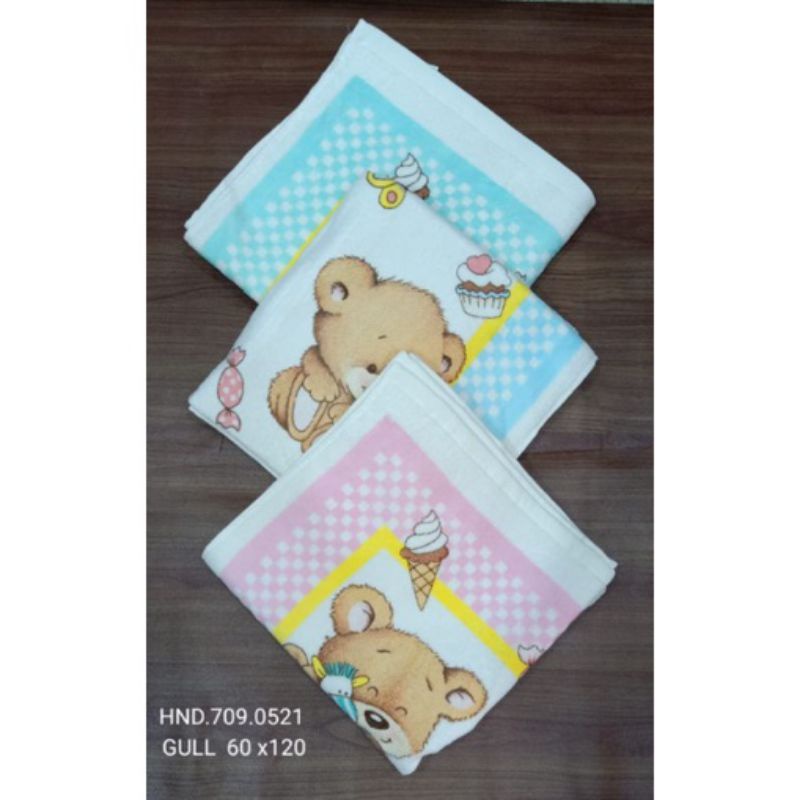 Handuk Bayi Gull Halus Tebal Lucu 120×60cm / Handuk Anak Lembut