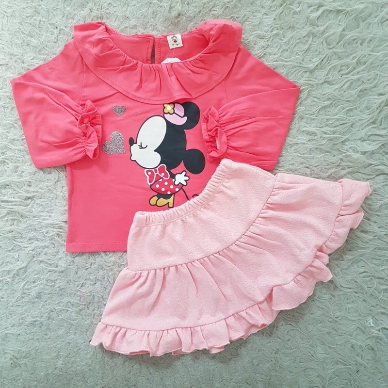 baju bayi Minnie Tsum2 Set