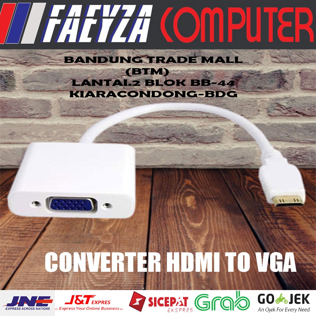 KABEL CONVERTER HDMI TO VGA