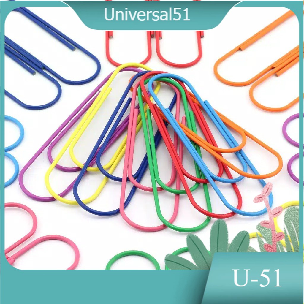 

A051-Paper Clip Penjepit Kertas Warna Warni File Klip Paper Rainbow