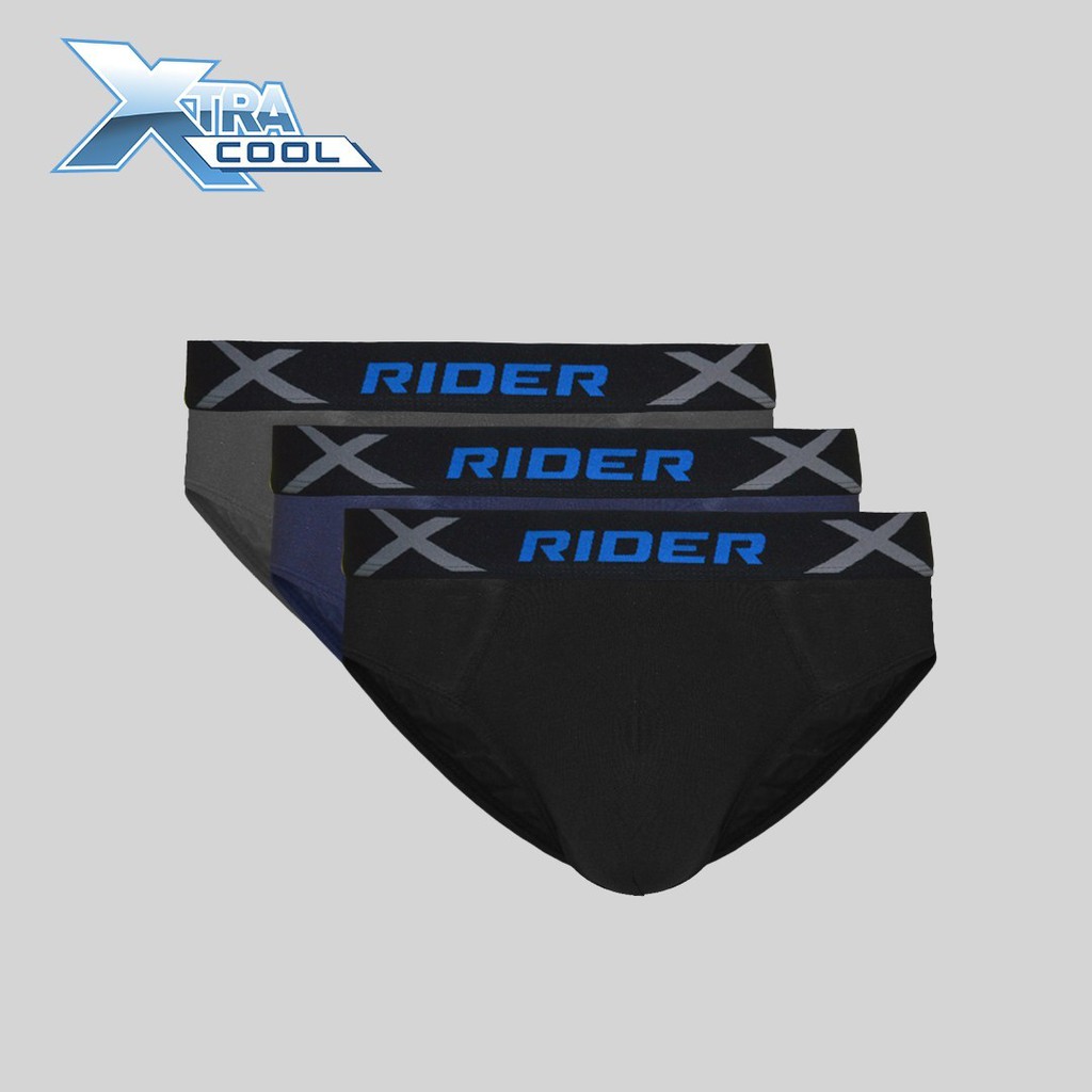 Rider Xtracool R882B Celana Dalam Pria Mini Brief Isi 3 Pcs