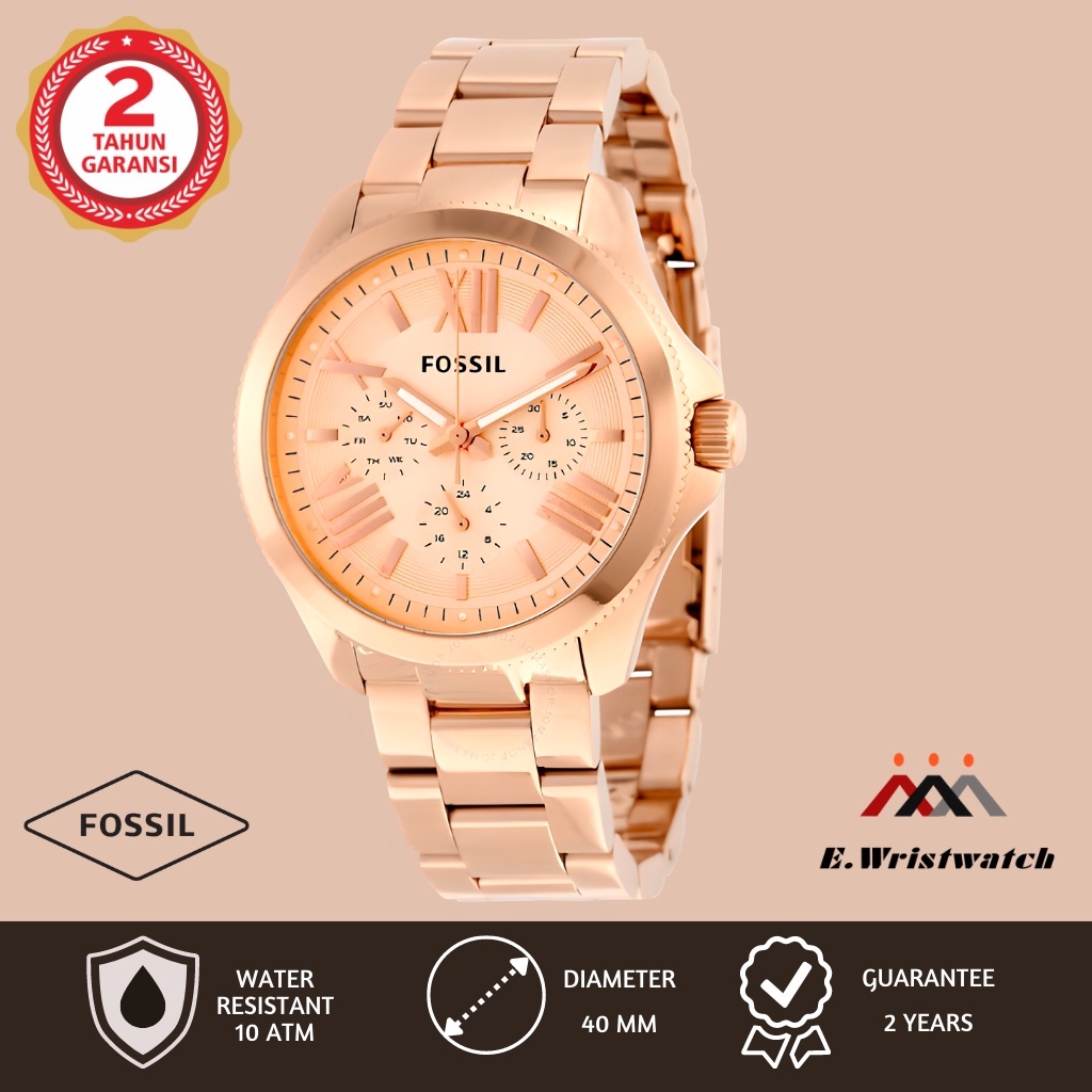 JAM TANGAN FOSSIL WANITA AM4511 ORIGINAL FOSSIL WATCH ORI AM 4511 ORI GARANSI