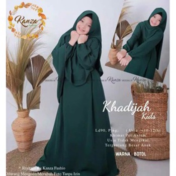 10 warna baju gamis ANAK KHODIJAH KID/ BISA COD