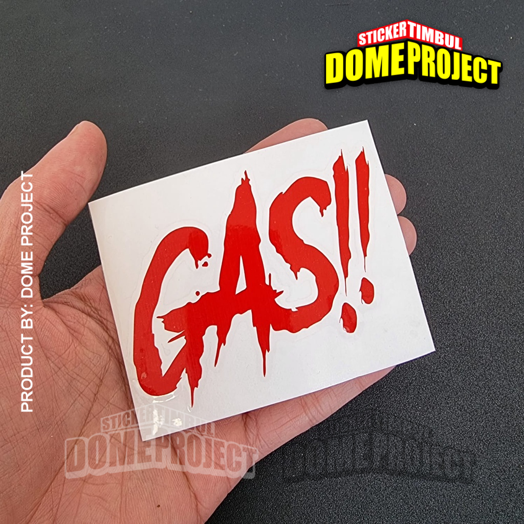 STIKER MOTOR CUTTING GAS 5 VARIAN WARNA