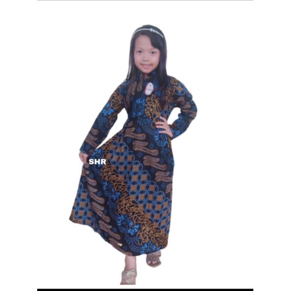 GAMIS BATIK ANAK PEREMPUAN/GAMIS BATIK PEKALONGAN