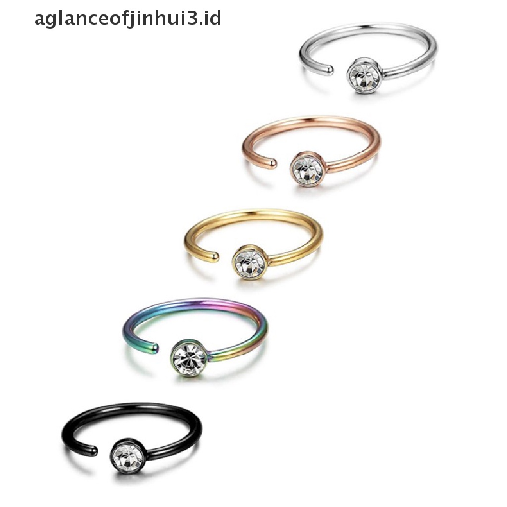 1pc Cincin Hidung Palsu Model Clip On