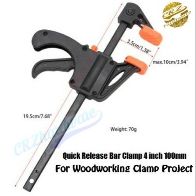 Quick Clamp 4 Inch Catok Klem F Mini Alat Clamp Catok Dan Spreader For Woodworking Tools Shopee Indonesia