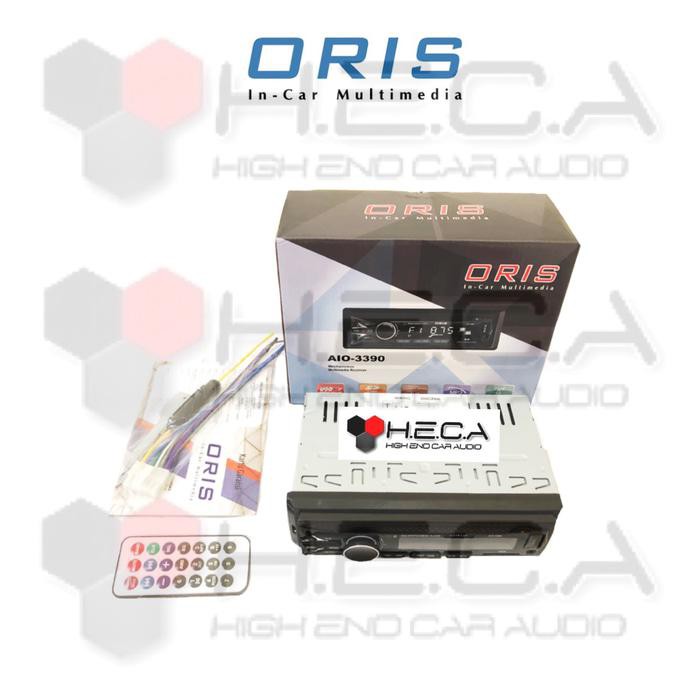 PROMO HARGA Single Din ORIS AIO-3390 Tape USB Radio MP3 Audio Mobil AIO3390