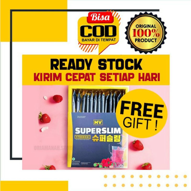 MVSUPERSLIM SASHET ECER ECERAN MV SUPERSLIM SUPER SLIM DIET DETOX saset obat pelangsing langsing kur