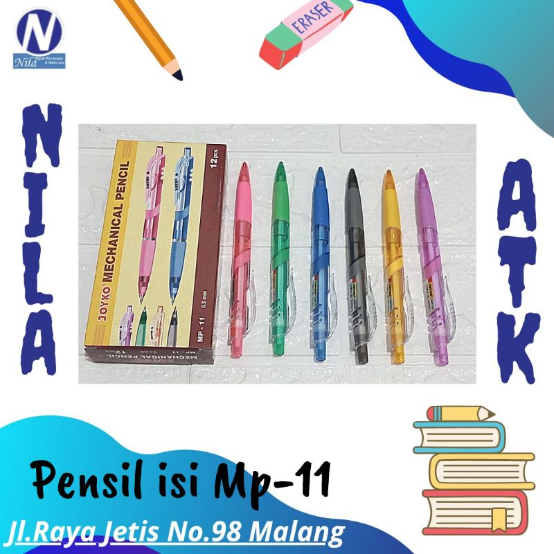 

PENSIL ISI KECIL JOYKO / MECHANICAL PENCIL / MP-11