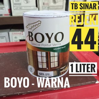  Avian  BOYO Politur  Plitur Warna Vernish 1 Liter 1 KG Cat  