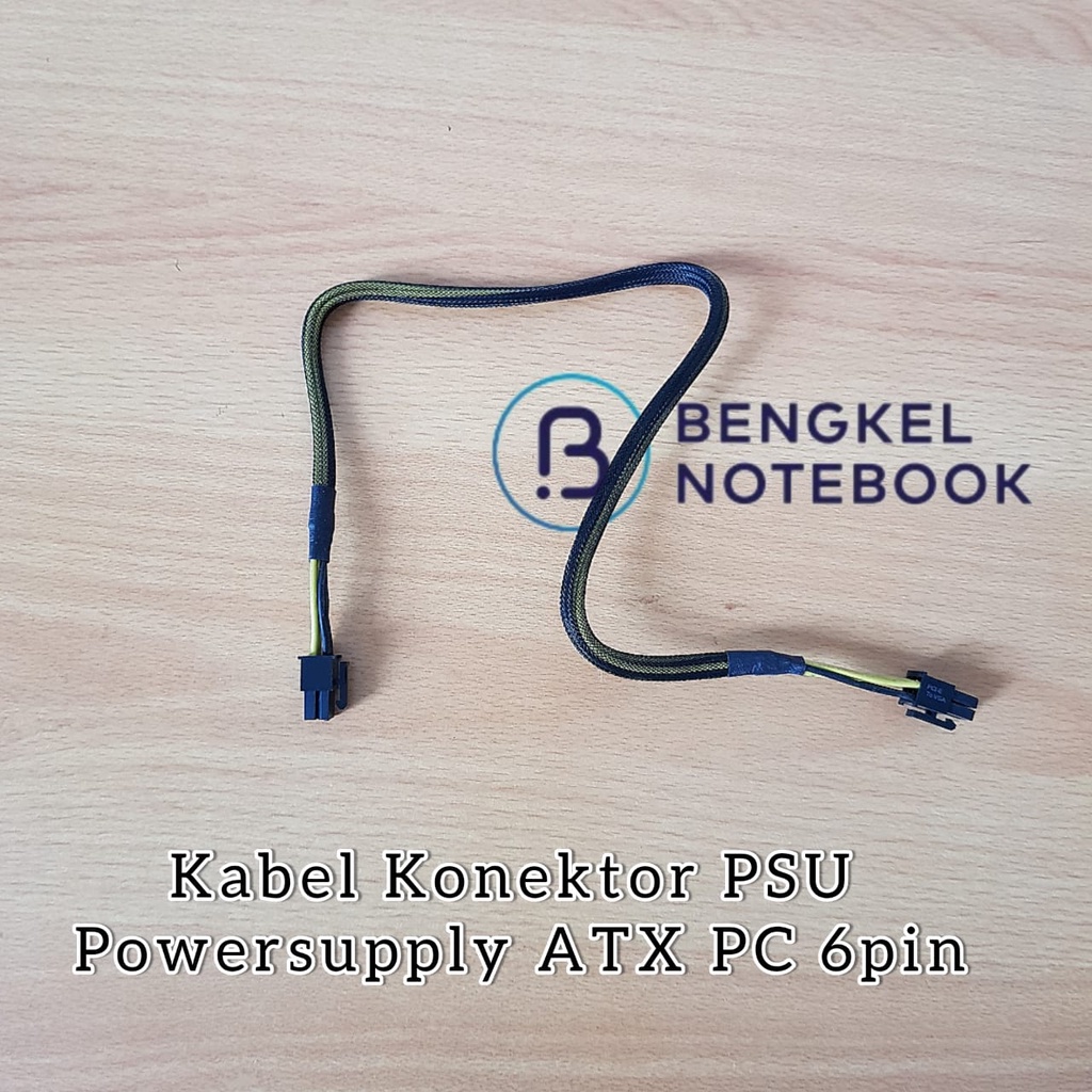 Kabel Konektor PSU Powersupply ATX PC 6pin