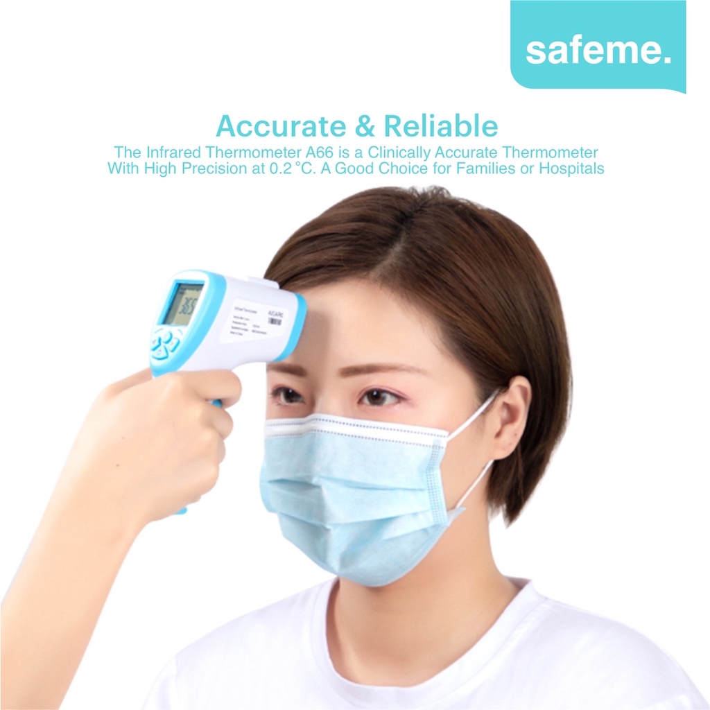 Thermometer Infrared Digital Non Contact Aicare A66 Termometer Suhu Badan