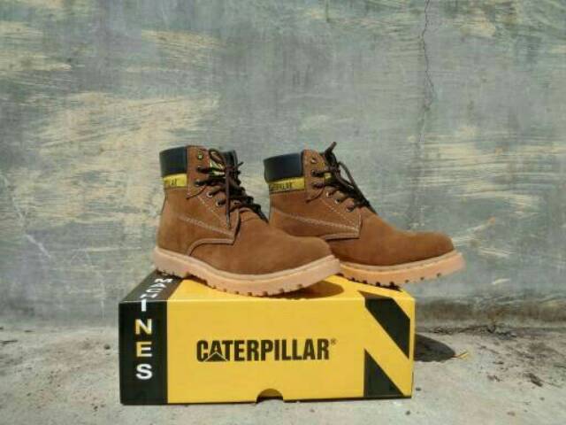 Sepatu Caterpillar Boots Safety Sol Gum Berkualitas Sepatu Pria