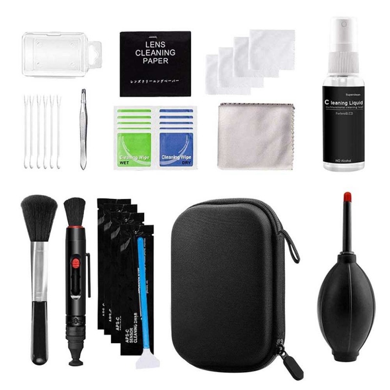 Pembersih Kamera Set Camera Cleaning Kit 13 in 1 DSLR Pompa Pena Sikat