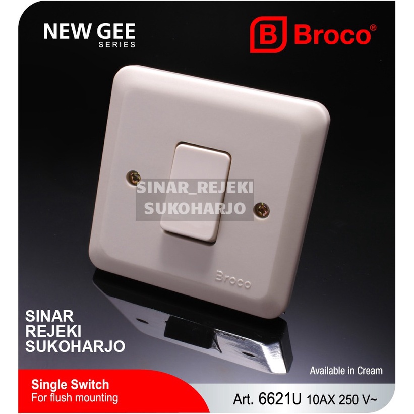 Broco New Gee Saklar Engkel IB / Inbow / Tanam