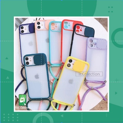 VIVO Y20 Y20S Y12S Y50 Y30 Y30I Y12 Y12I Y15 Y17 Y19 Case Lanyard Slide Camera Kamera Tali Gantungan