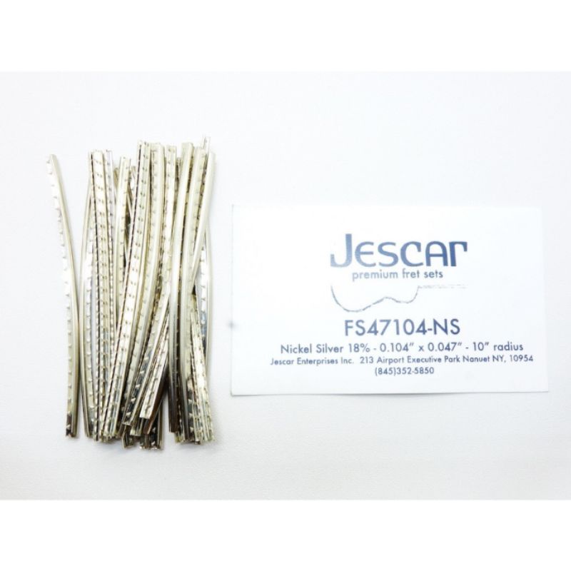 Fret gitar dan bass JESCAR FS47104 nickel stainless EVO medium jumbo original
