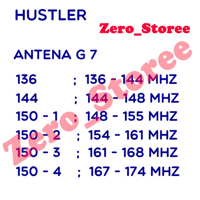 HUSTLER G7 136 - 144 Antena Base G7 136-144MHz VHF G7-136 USA Antenna Husler