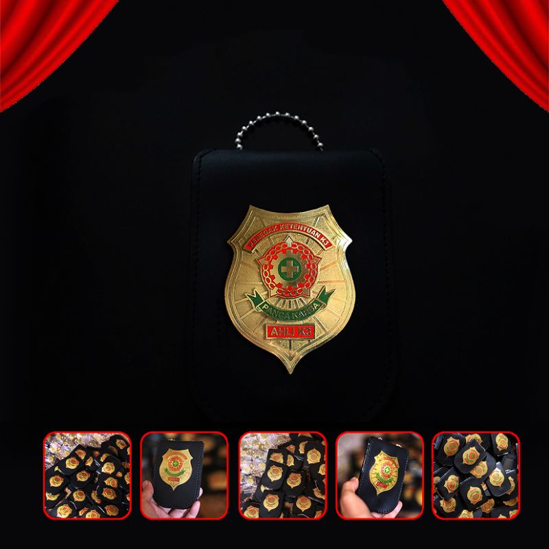 lencana pin ahli k3 umum kalung dompet ak3u