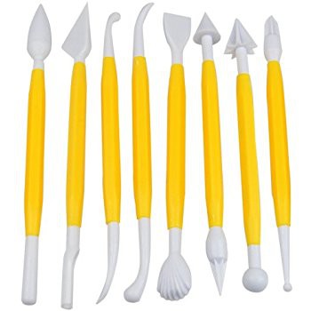 8pcs modeling / modelling tools alat fondant clay