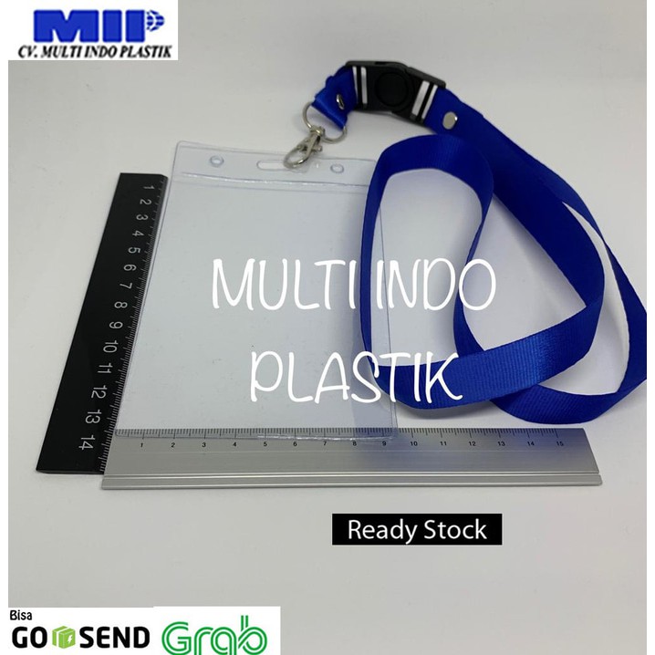 

Tali nametag biru/tali gantungan id card/uk 9 x 12.5/tali lanyard 2 cm