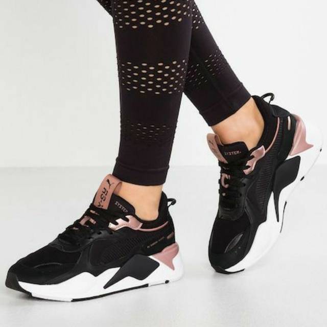 puma rs x black and pink