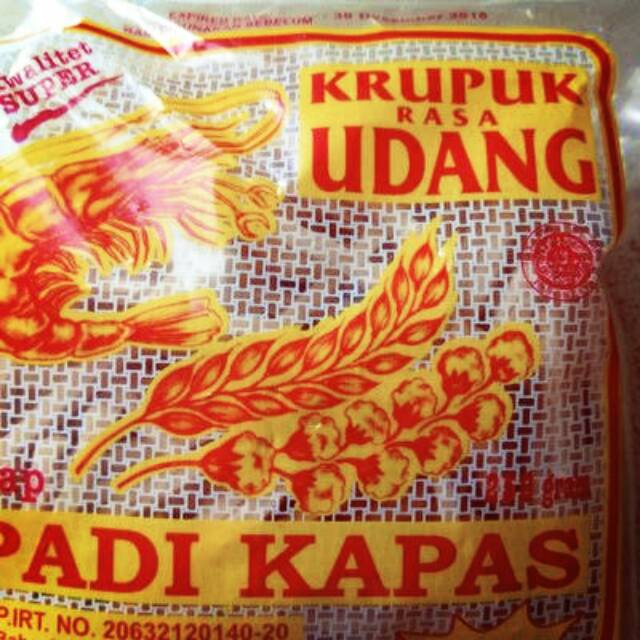 

Kerupuk udang stik 250 gram padi kapas