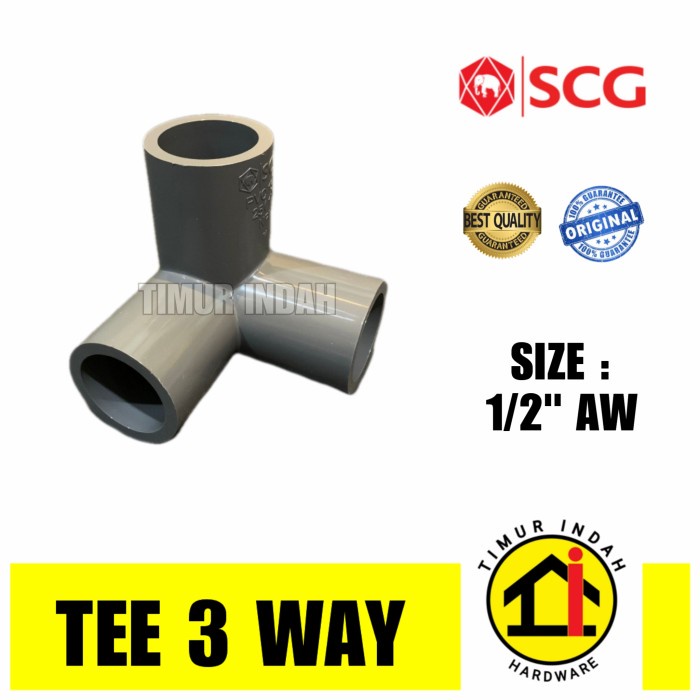 Tee 3 way 1/2" - SCG